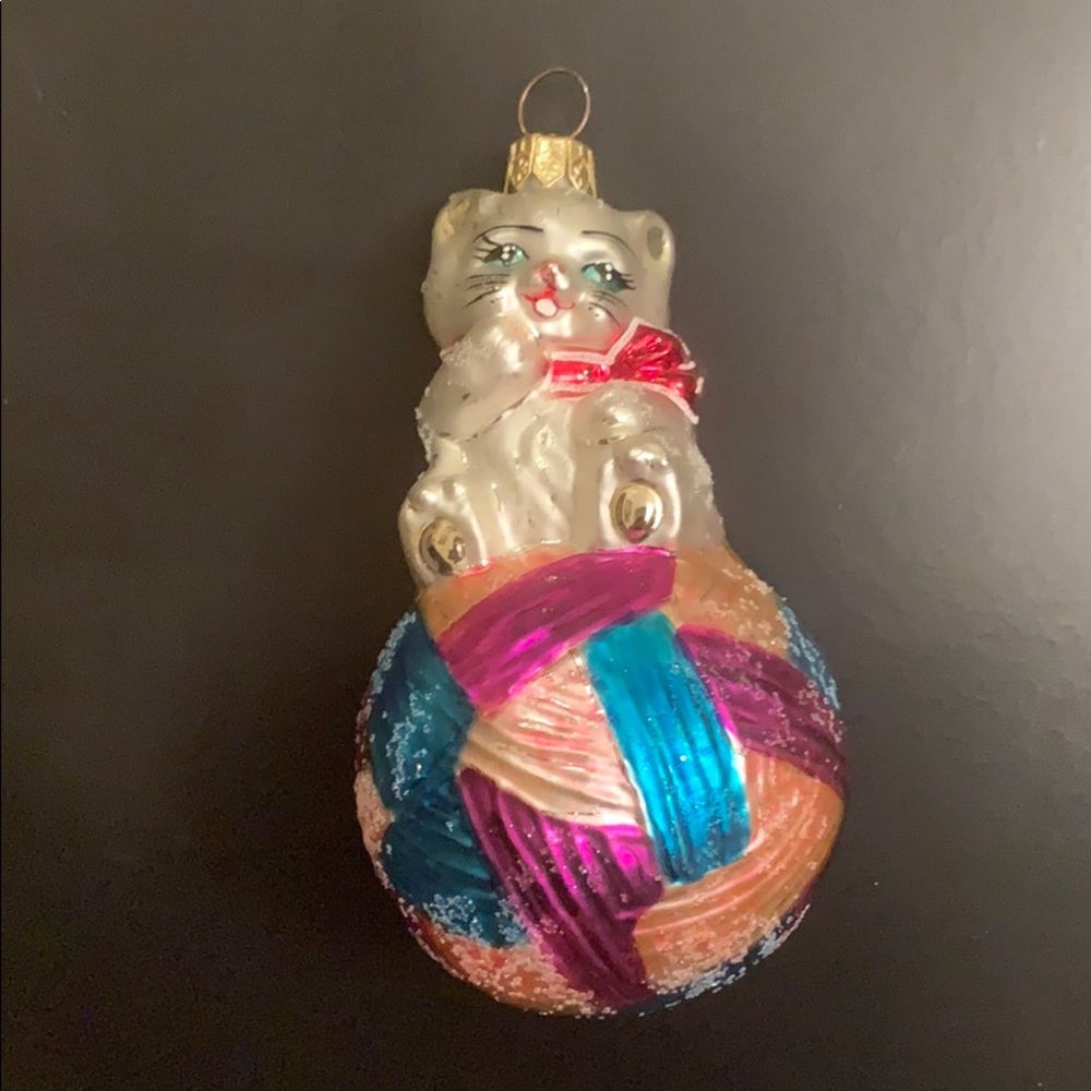 Christopher Radko Christmas Ornament - Cat